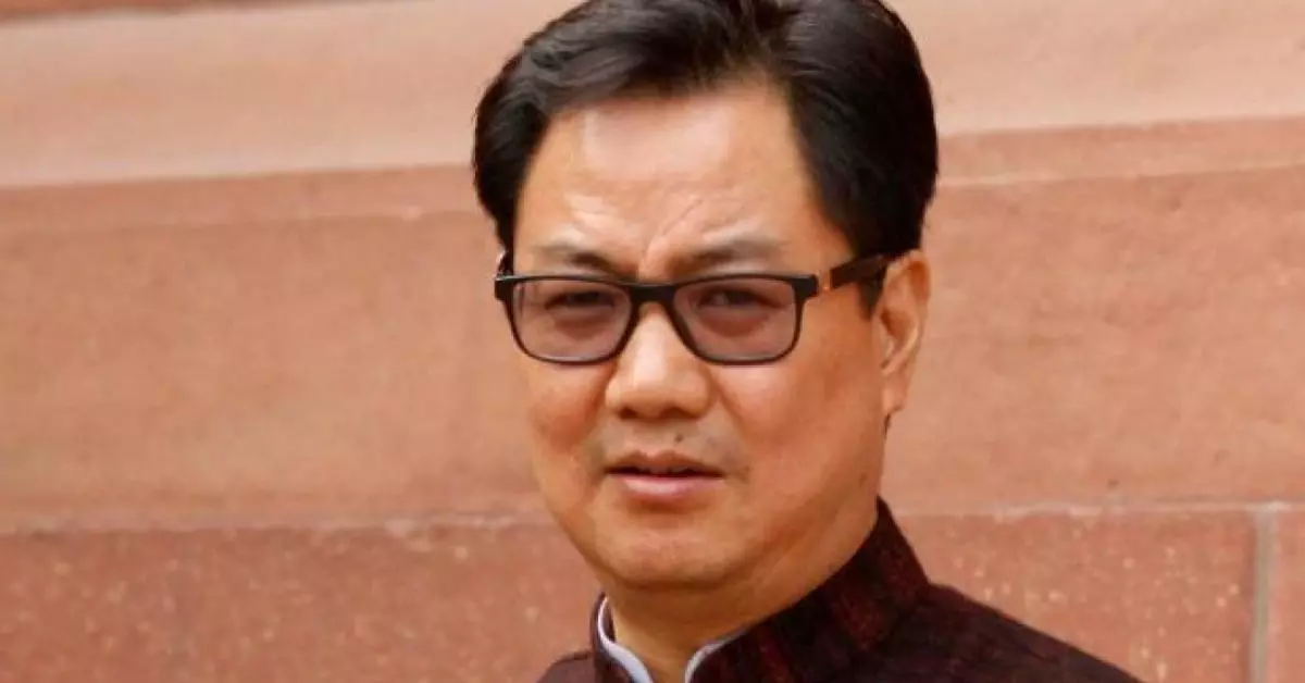 Previous Indian Sports Minister Kiren Rijiju Previous Indian Sports Minister Kiren Rijiju