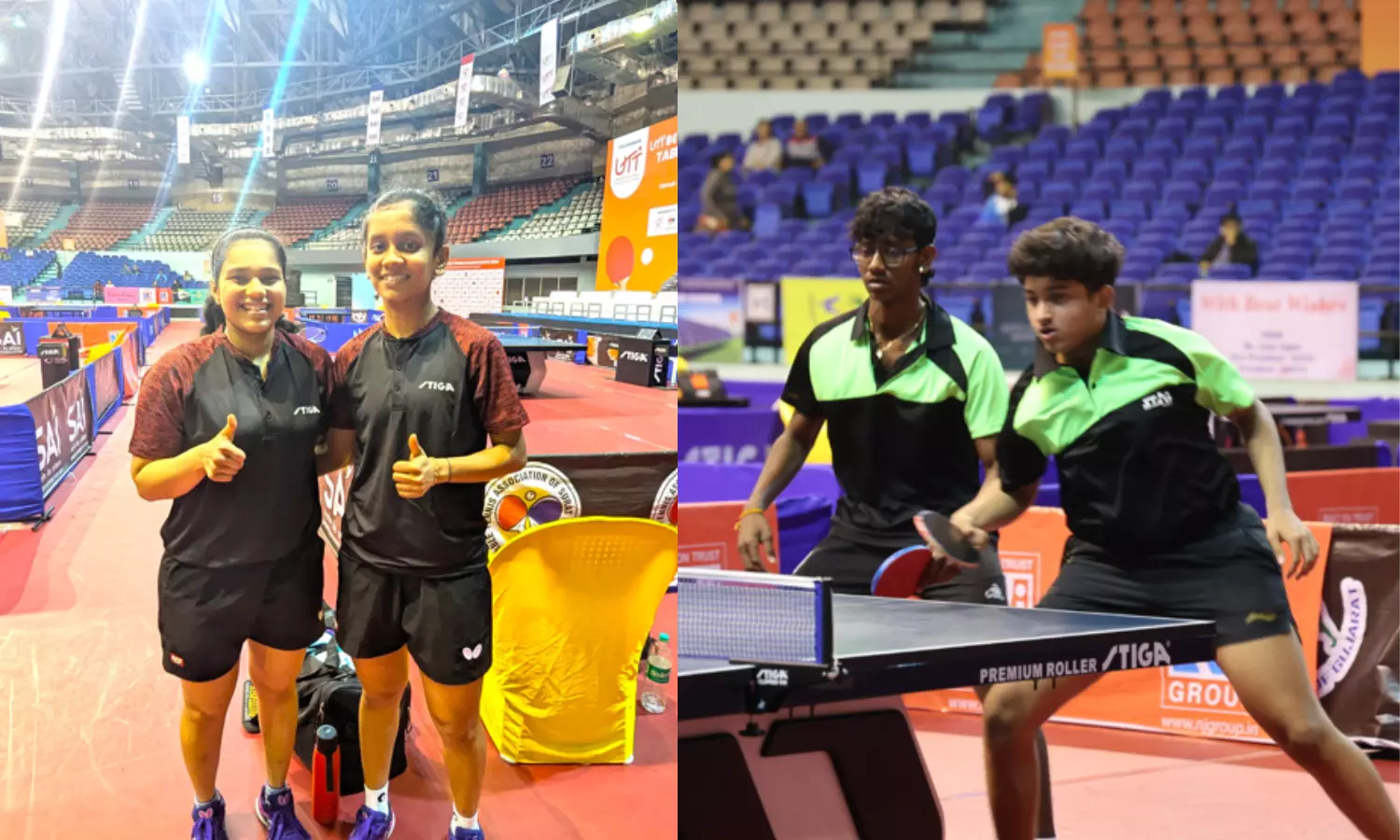 Table Tennis Nationals: Sreeja-Diya, Abhinandh-Preyesh crowned national champions Table Tennis Nationals: Sreeja-Diya, Abhinandh-Preyesh crowned national champions