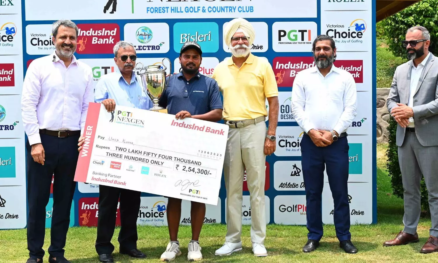 Umed Kumar won the PGTI NEXGEN event at Forest Hill Golf and Country Club Umed Kumar won the PGTI NEXGEN event at Forest Hill Golf and Country Club